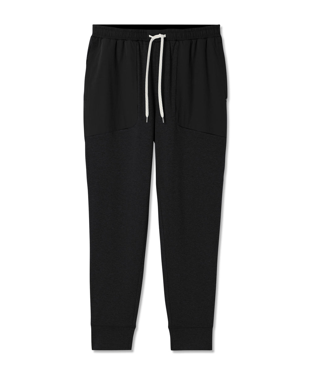 Sunday Mixed Media Jogger 28" Men's Black Joggers | Vuori Clothing