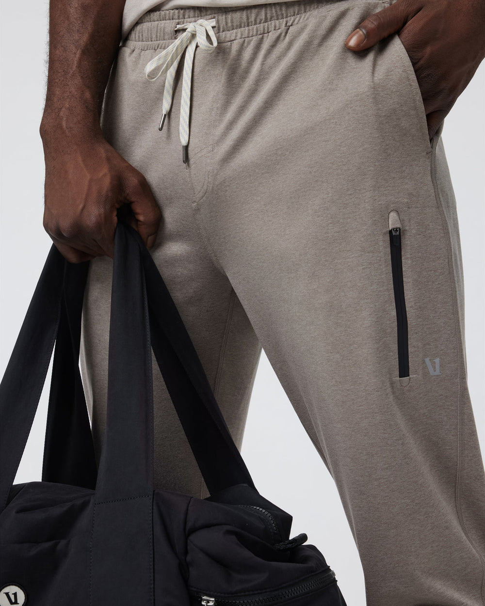 Sunday Performance Jogger Mocha Heather | Vuori