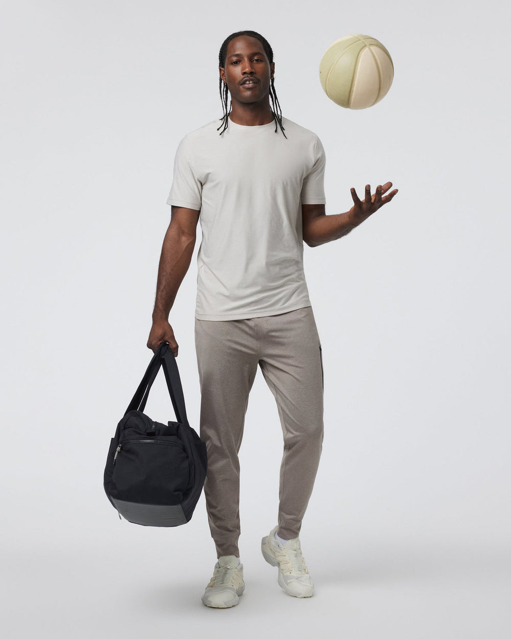 Sunday Performance Jogger Mocha Heather | Vuori