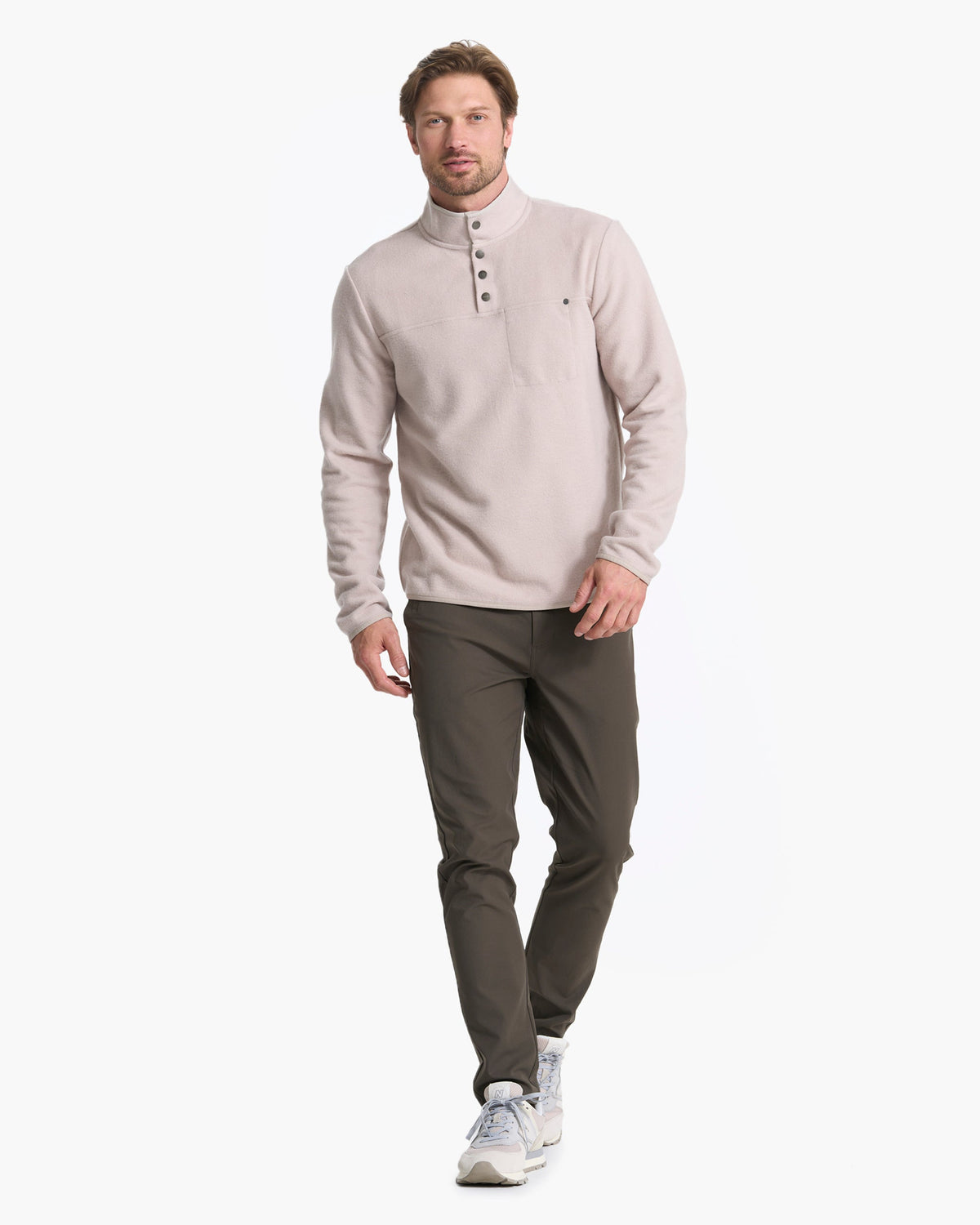 Cascade Tech Chino Pant Athletic Slim Fit 30" Dark Oregano | Vuori For sale