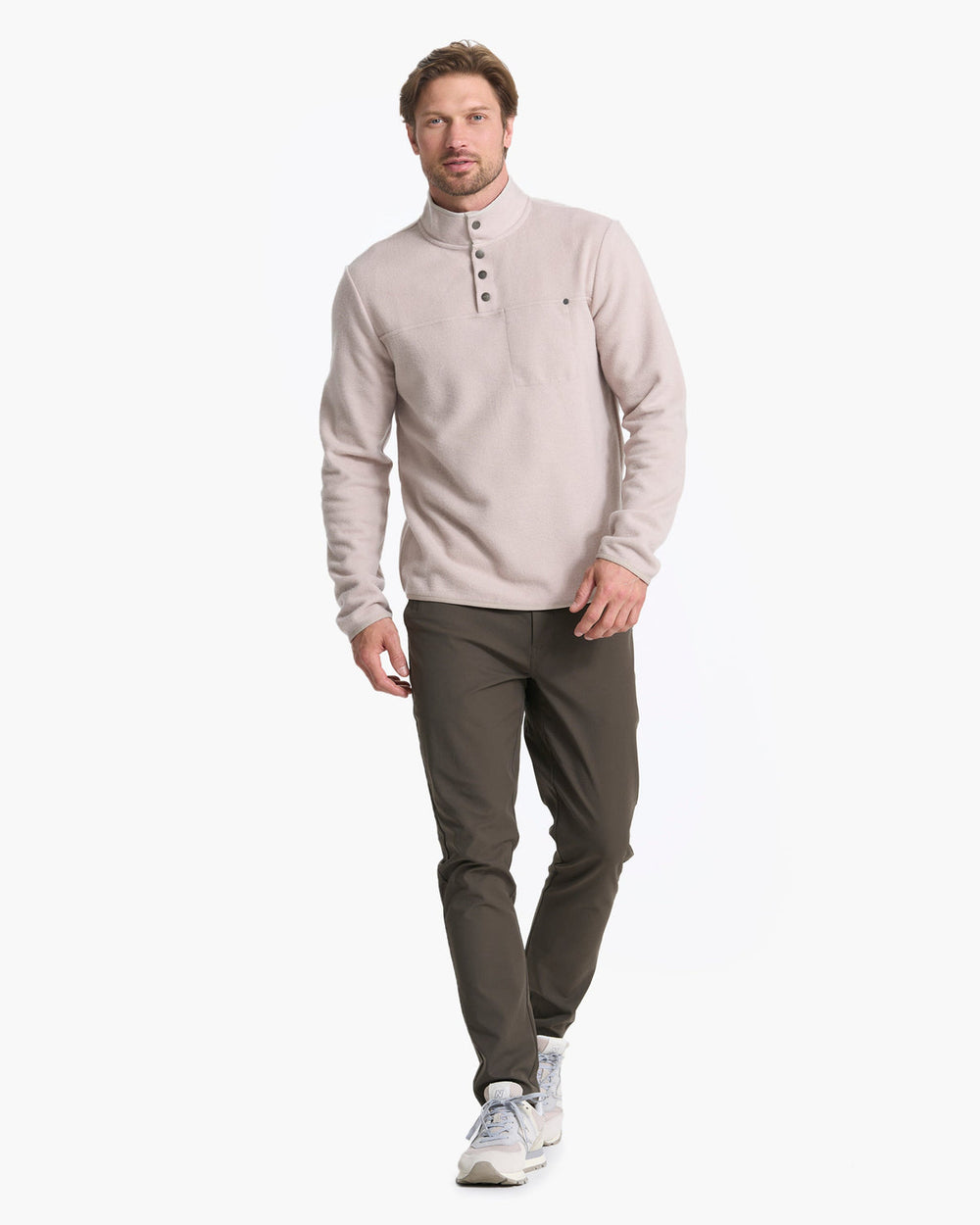 Cascade Tech Chino Pant Athletic Slim Fit 30" Dark Oregano | Vuori For sale