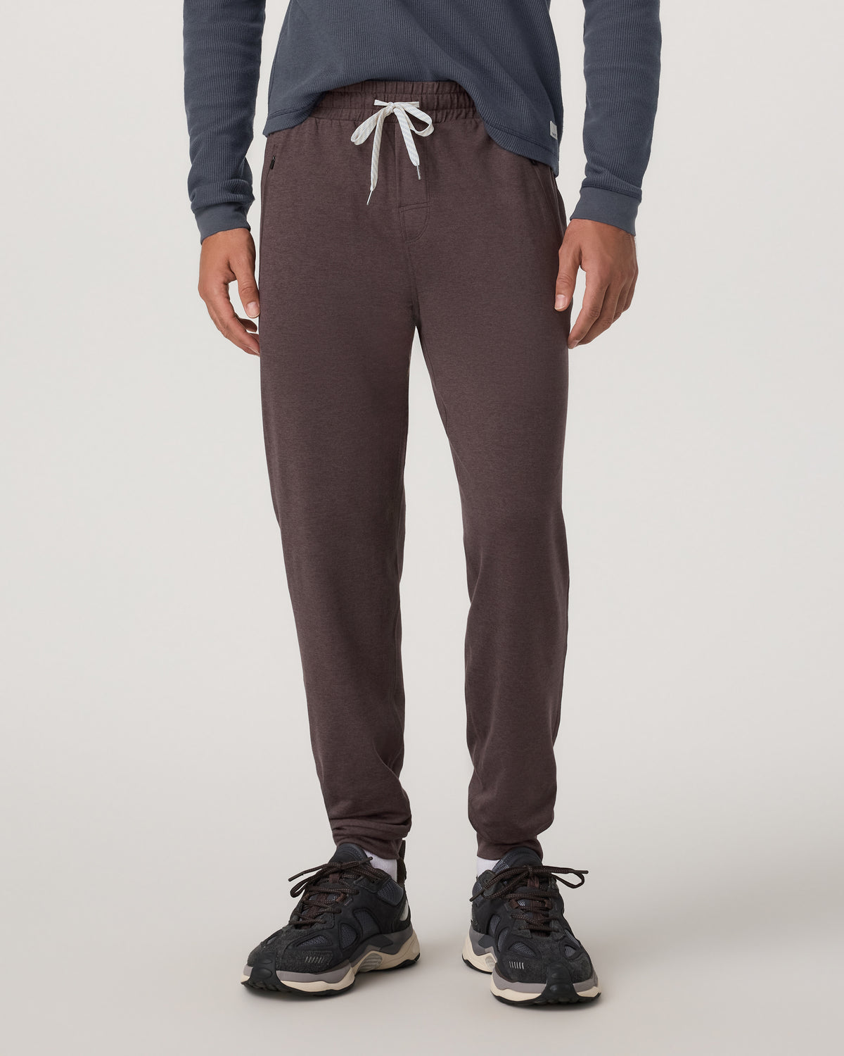 Men's Ponto Performance Jogger Sangria Heather | Vuori Clothing
