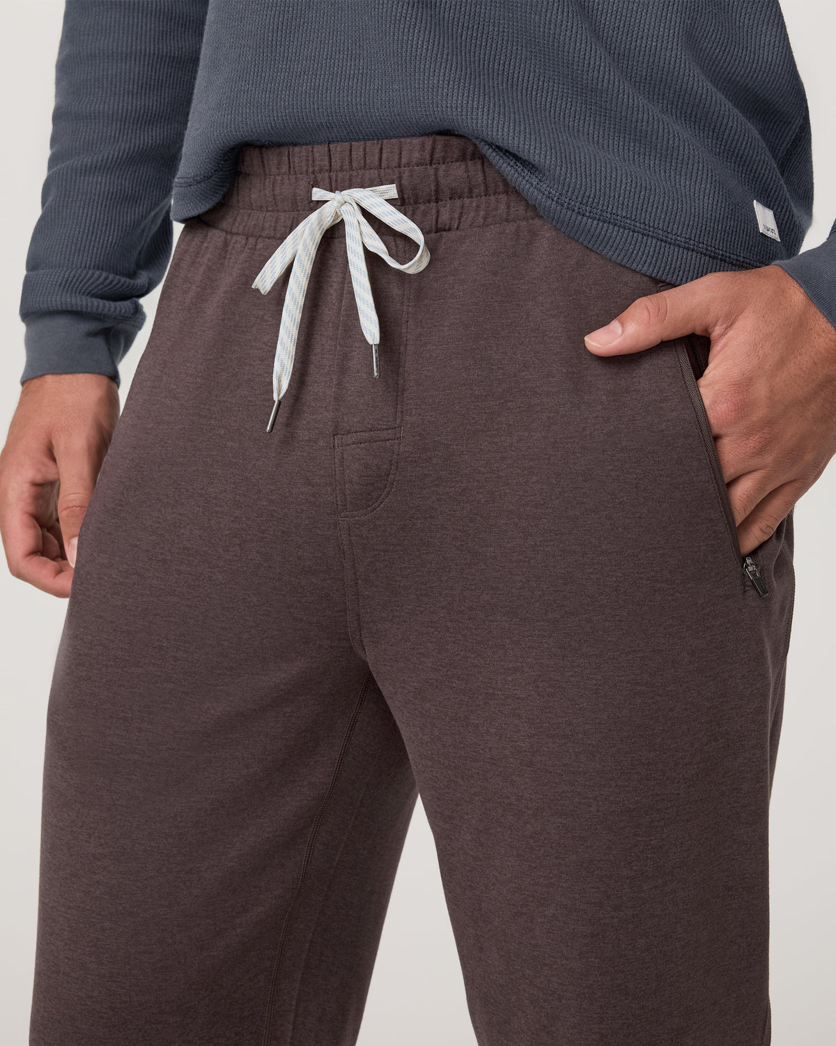 Men's Ponto Performance Jogger Sangria Heather | Vuori Clothing