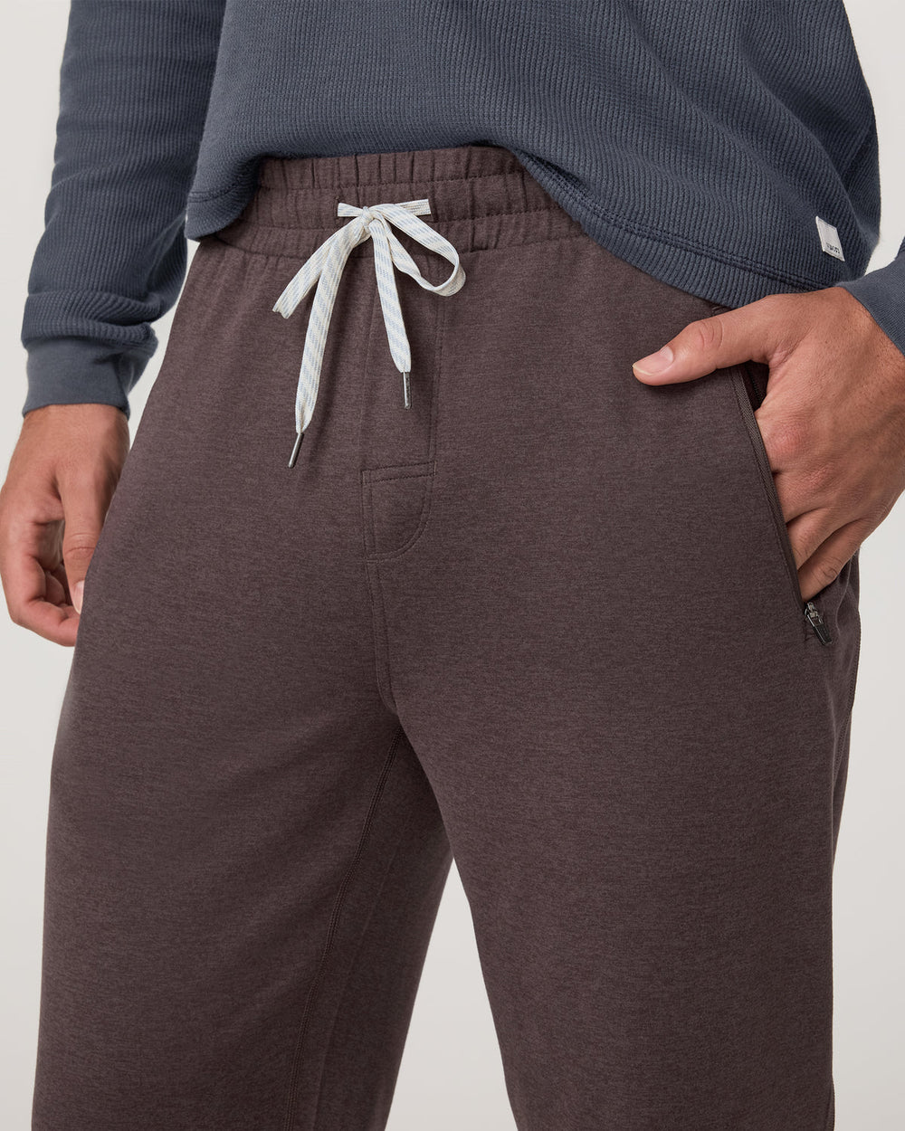 Men's Ponto Performance Jogger Sangria Heather | Vuori Clothing