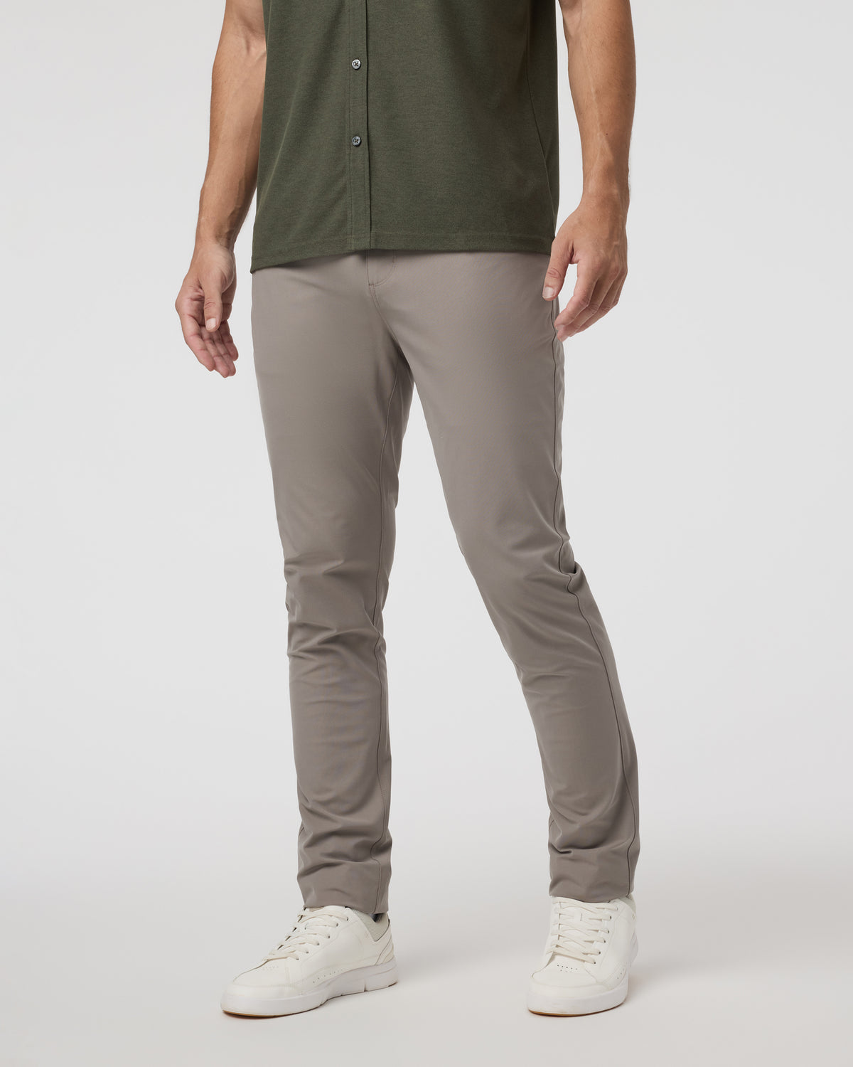 Meta Pant Athletic Slim 32" Mocha 5-Pocket Pants | Vuori