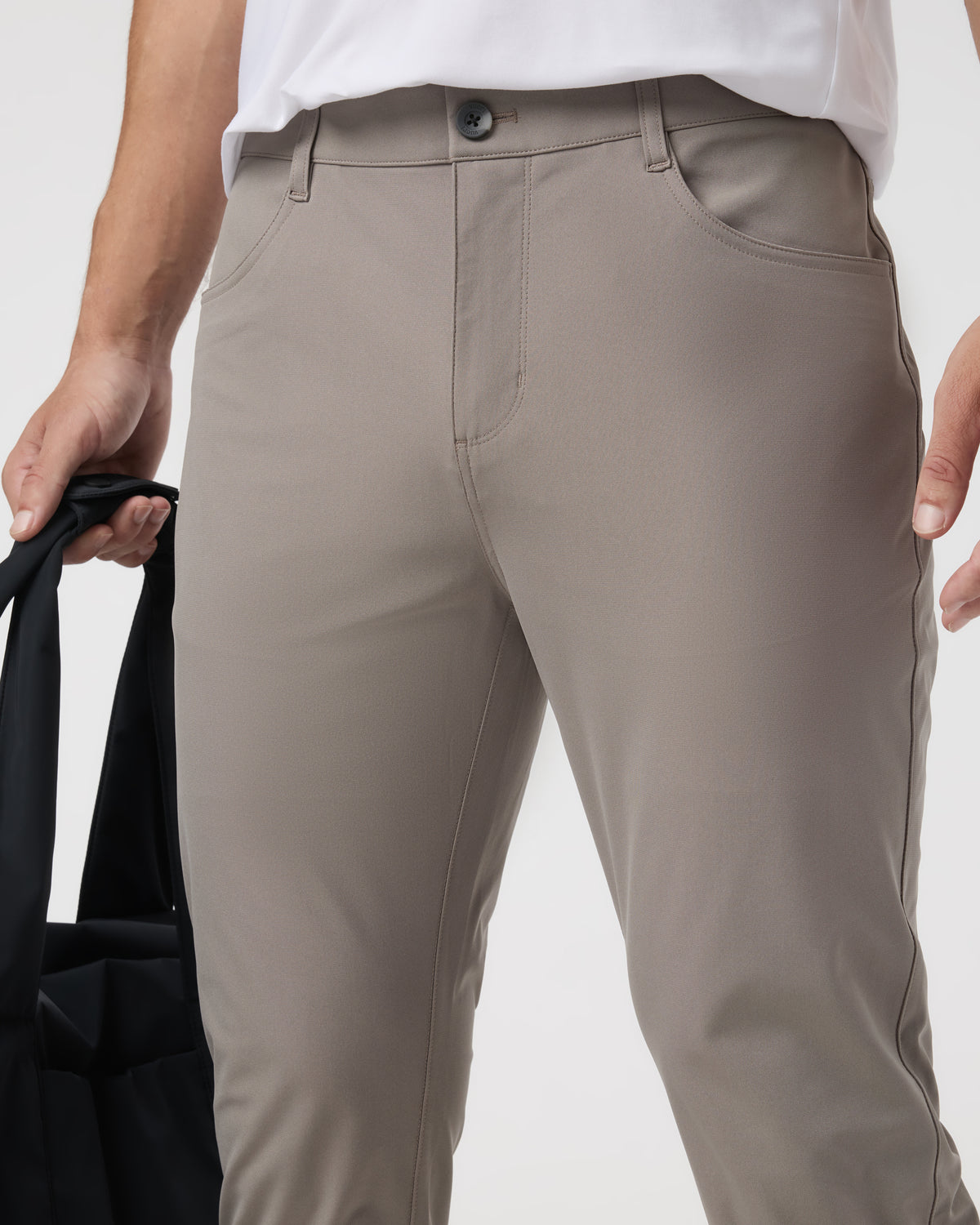 Meta Pant Athletic Slim 32" Mocha 5-Pocket Pants | Vuori