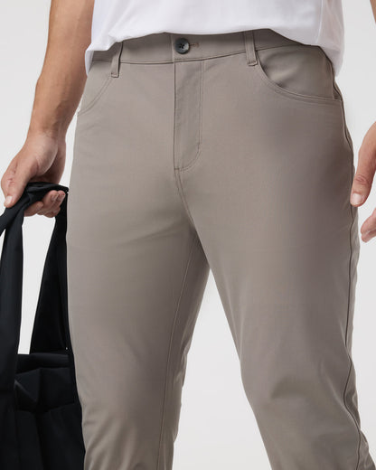 Meta Pant Athletic Slim 32" Mocha 5-Pocket Pants | Vuori
