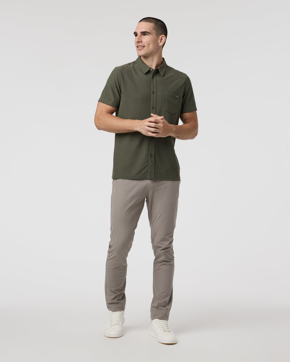 Meta Pant Athletic Slim 32" Mocha 5-Pocket Pants | Vuori