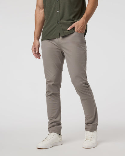 Meta Pant Athletic Slim 32" Mocha 5-Pocket Pants | Vuori