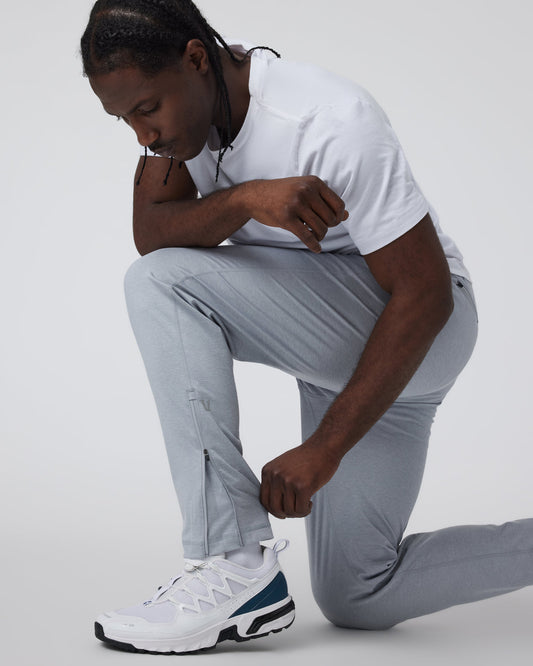 Sunday Performance Track Pant Platinum Heather | Vuori On sale