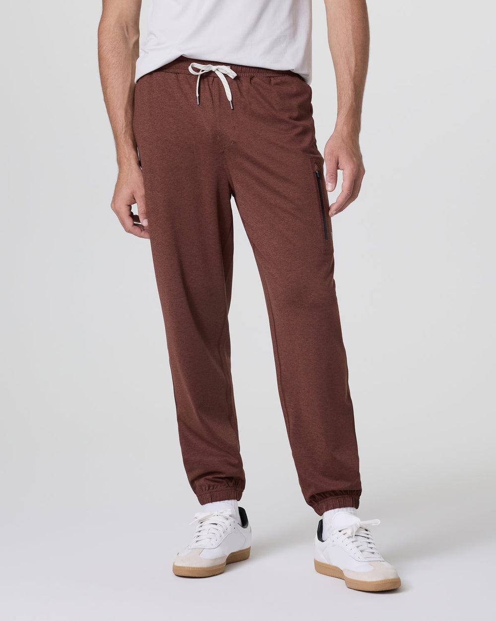 Sunday Performance Sweatpant Classic 30" Burnt Sienna Heather | Vuori Outlet