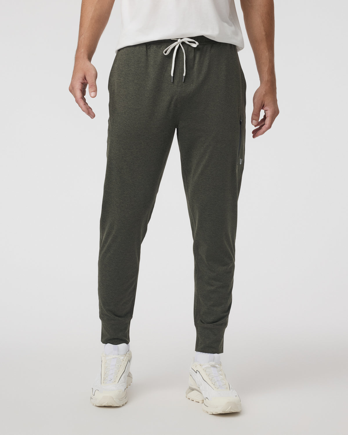 Sunday Performance Jogger - Long Kale Heather | Vuori Online