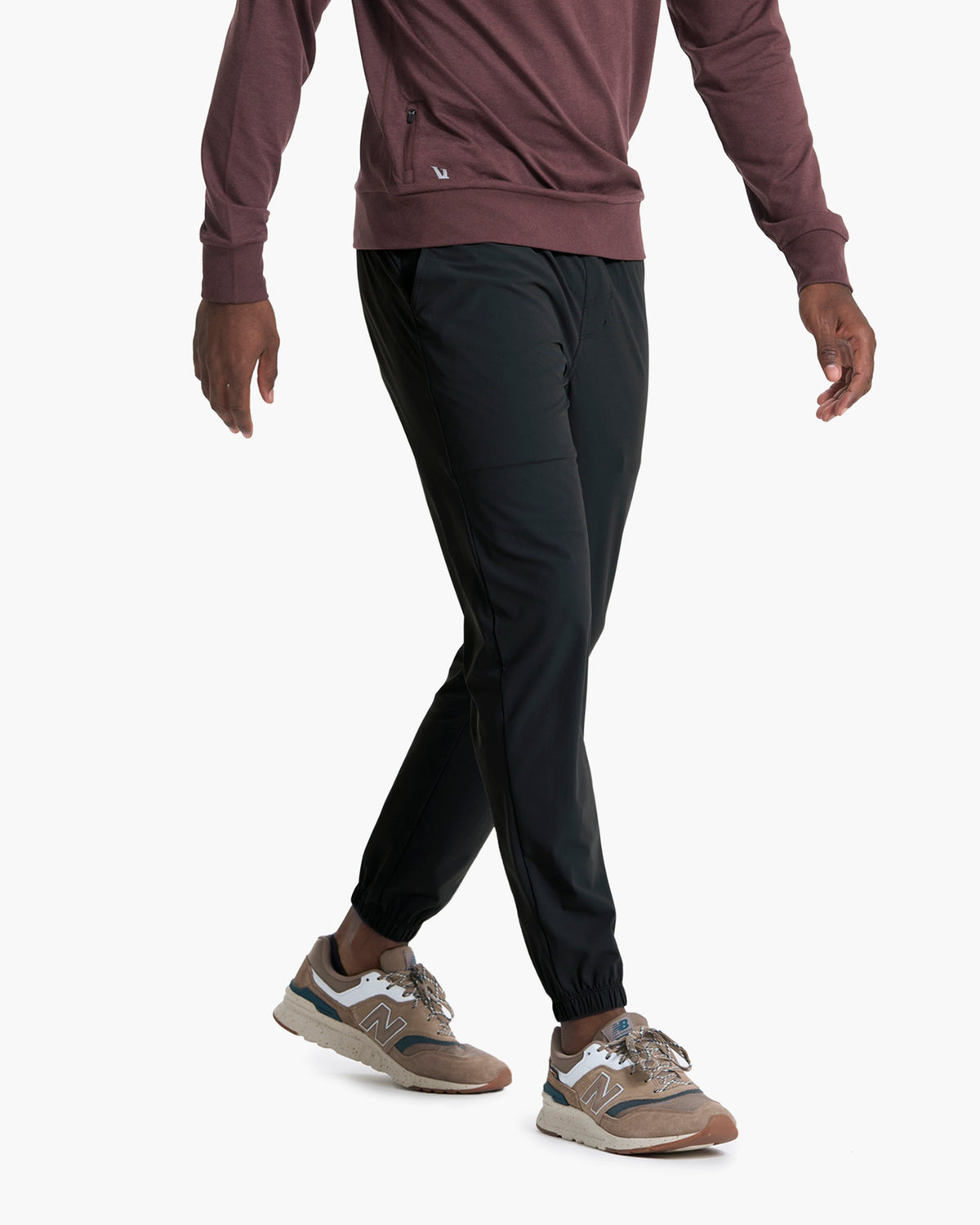 Fleet Jogger Men's Black Training Joggers | Vuori