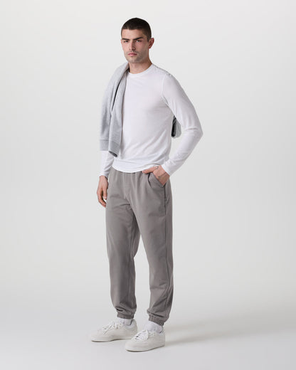 Coronado Performance Sweatpant Classic 28" Dolomite Heather | Vuori Outlet