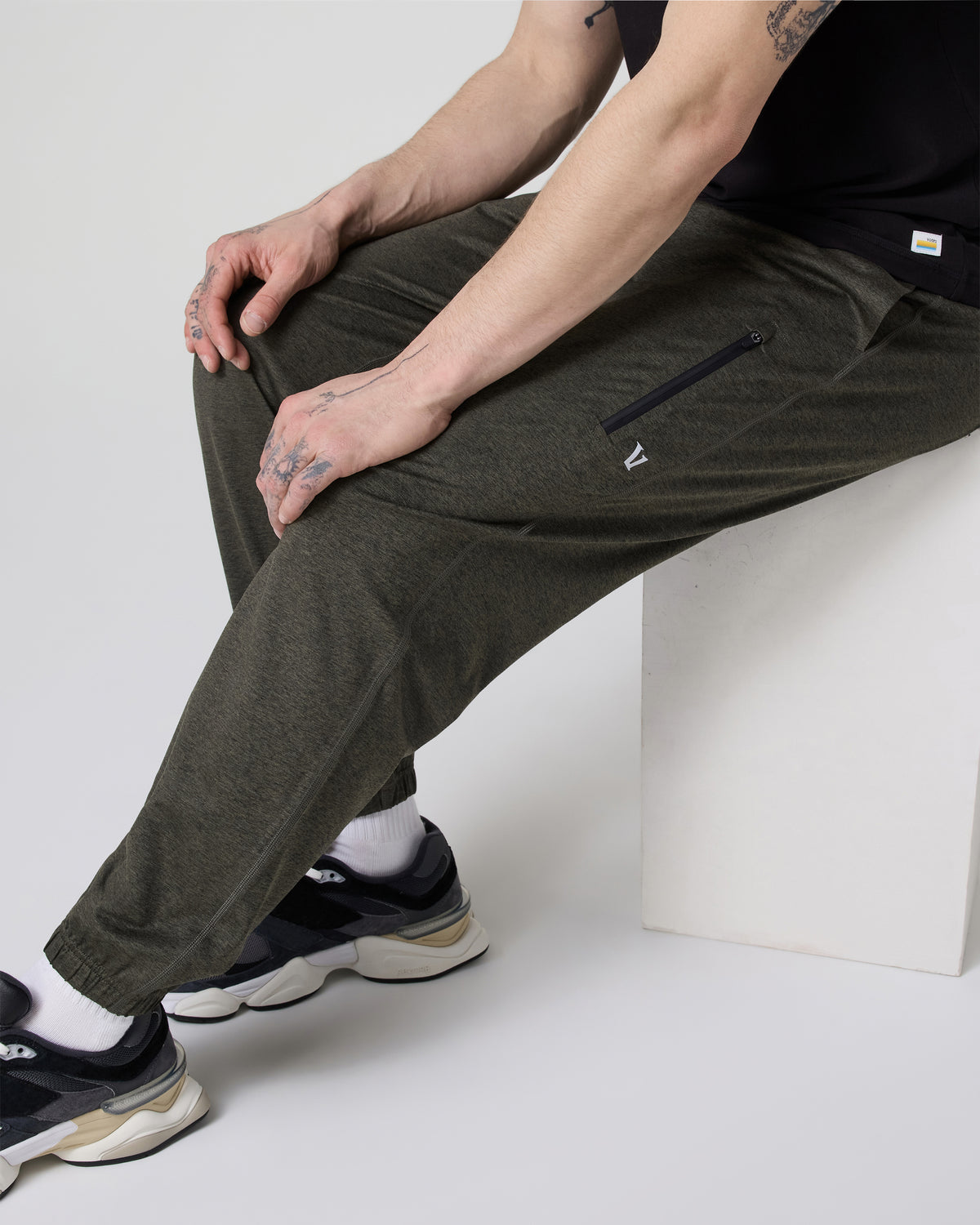 Sunday Performance Sweatpant Classic 30" Kale Heather | Vuori US