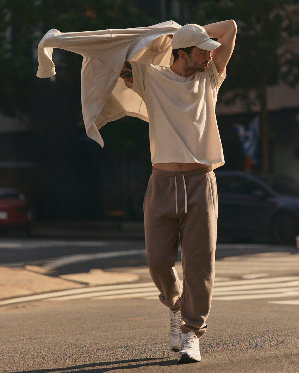 Seaside Sweatpant 30" Men's Smokey Taupe Sweatpant | Vuori Clothing