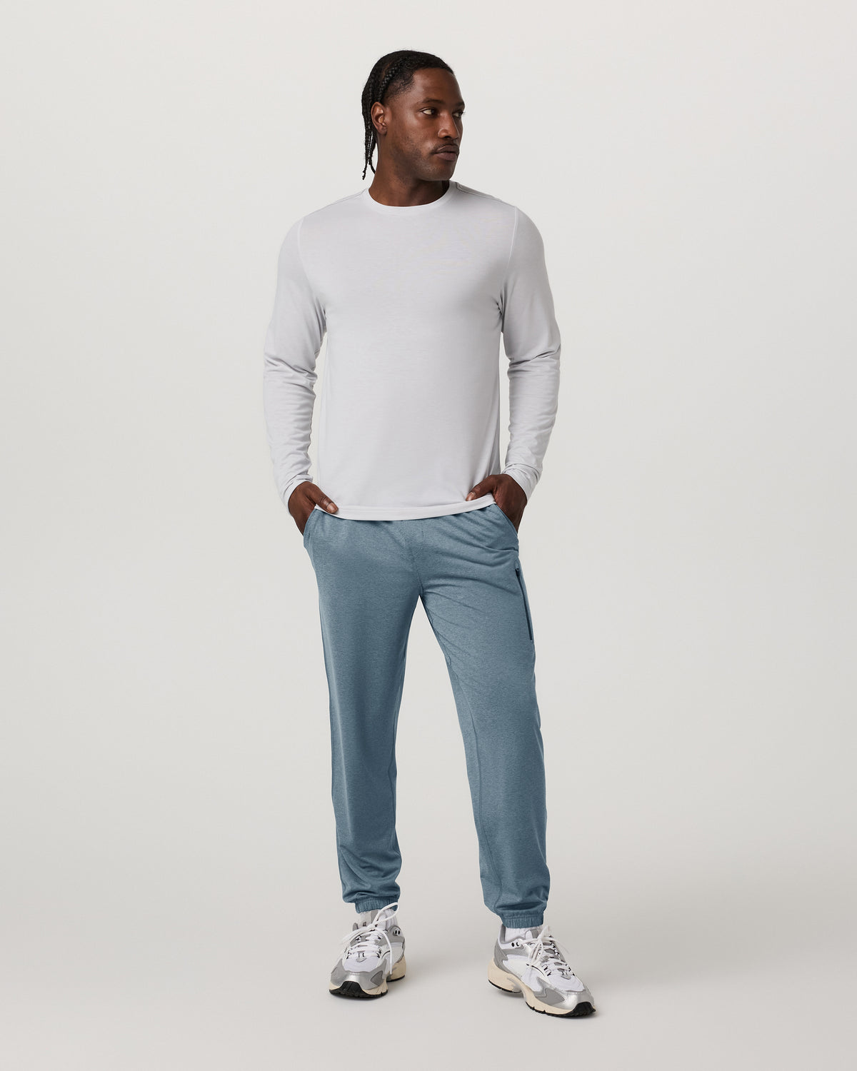 Men's Sunday Performance Sweatpant 30" Smoke Blue | Vuori Sale
