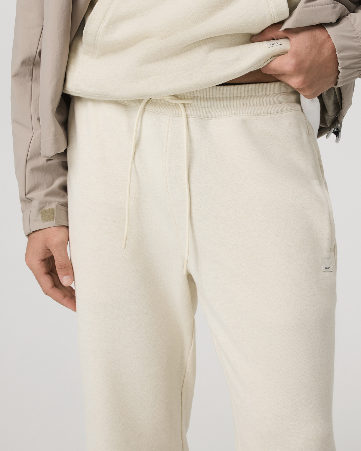 Men's Cypress Vintage Jogger 28" Buttermilk Heather | Vuori Online