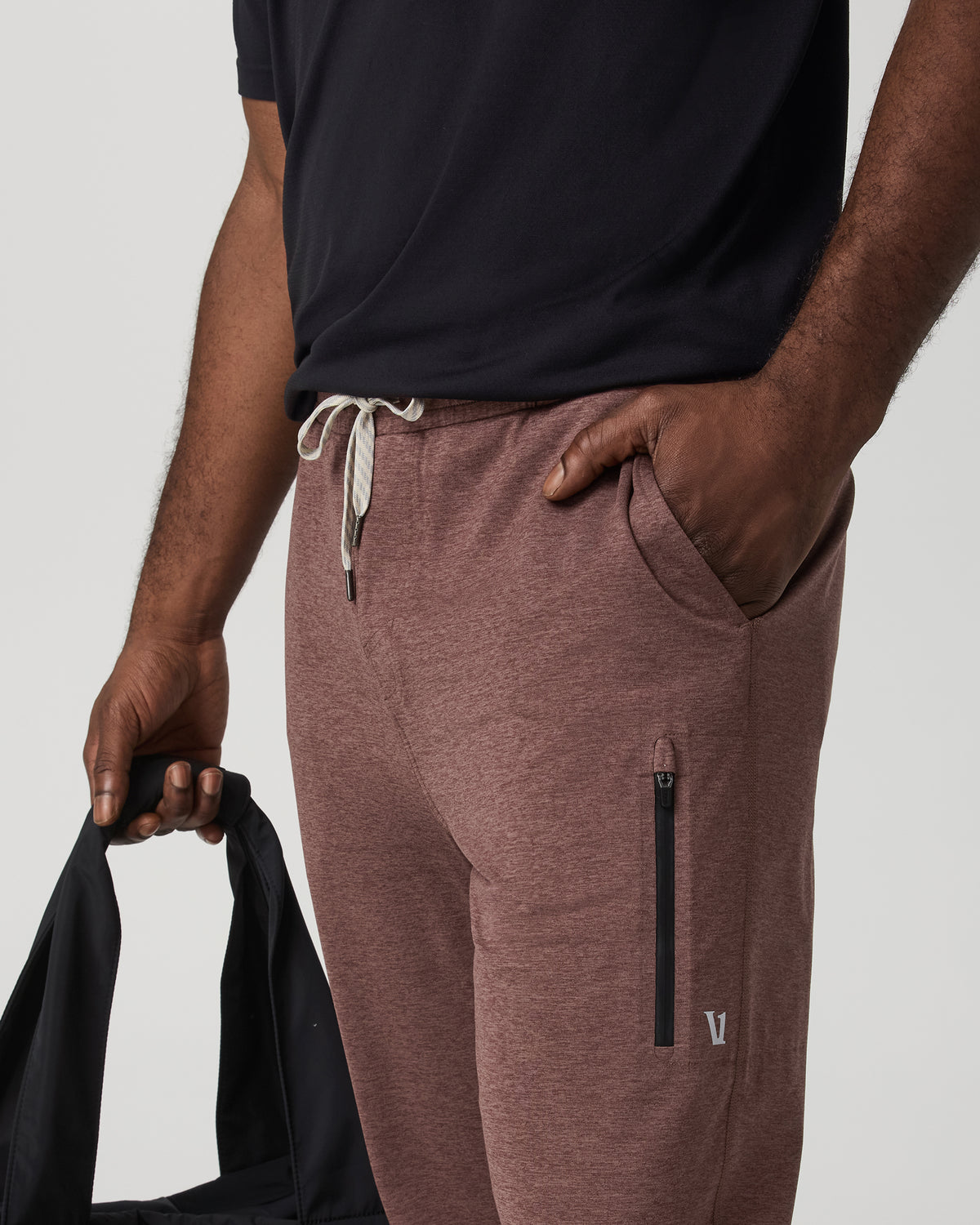 Sunday Performance Jogger 28" Sable Heather Joggers | Vuori Outlet