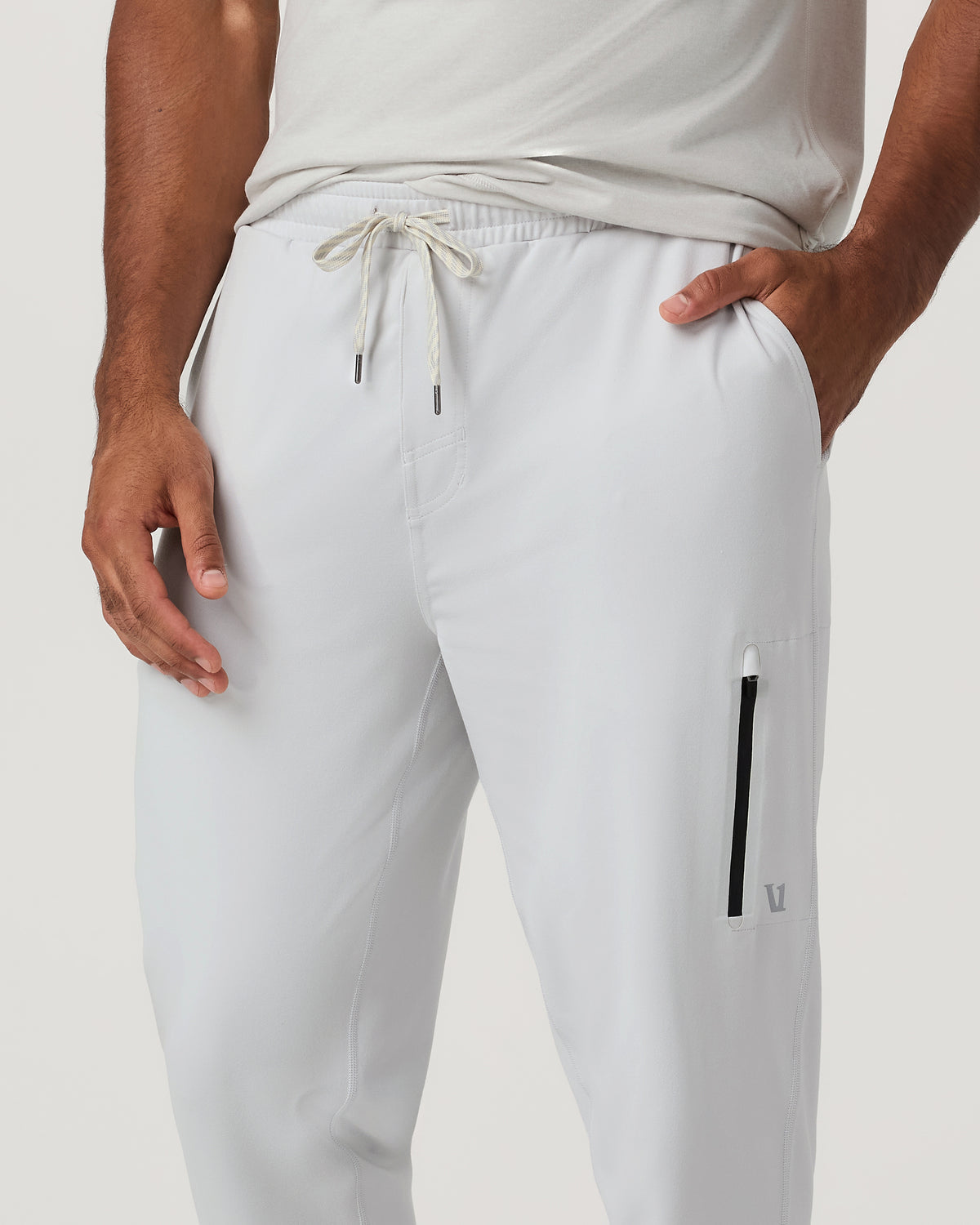 Sunday Performance Jogger 28" Men's Frost Grey Joggers | Vuori For sale