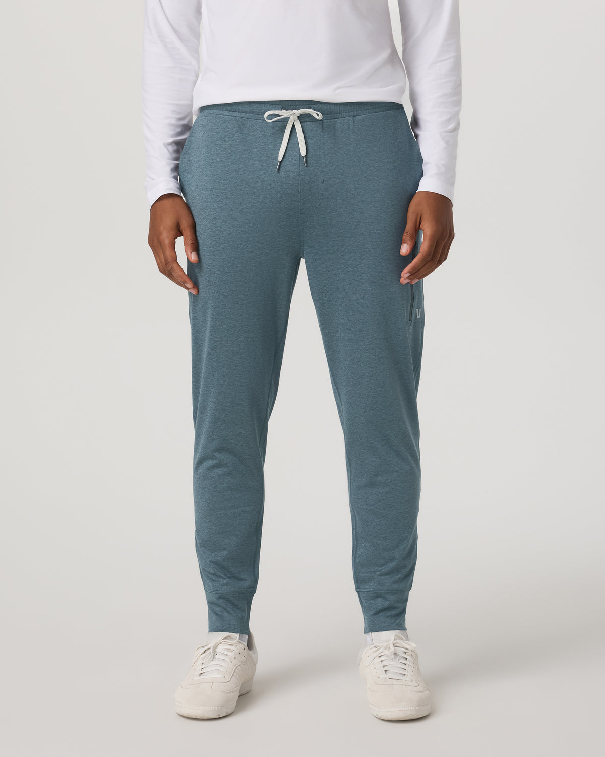 Sunday Performance Jogger 28" Blue Sea Heather Joggers | Vuori Online