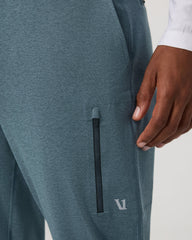 Sunday Performance Jogger 28" Blue Sea Heather Joggers | Vuori Online