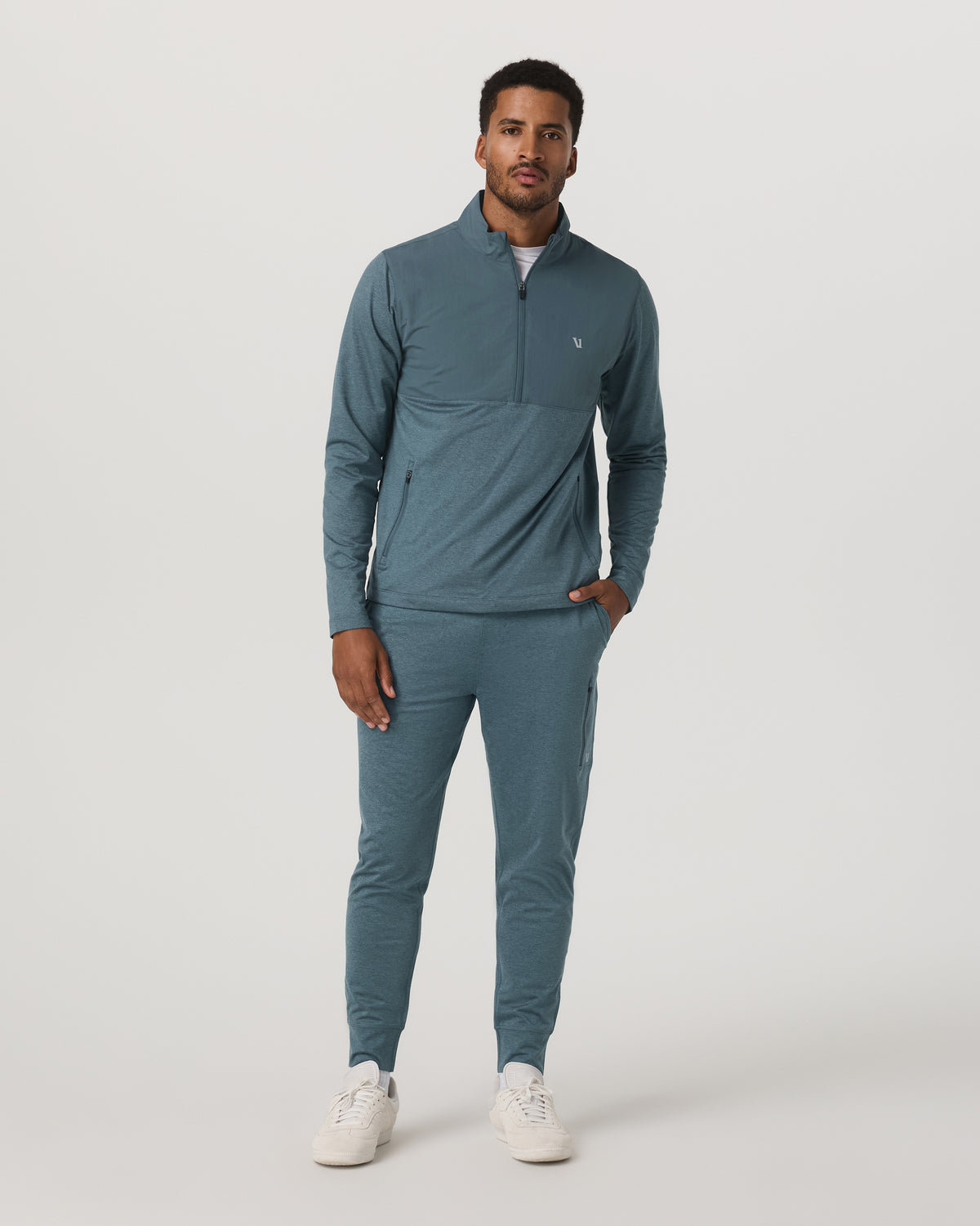 Sunday Performance Jogger 28" Blue Sea Heather Joggers | Vuori Online