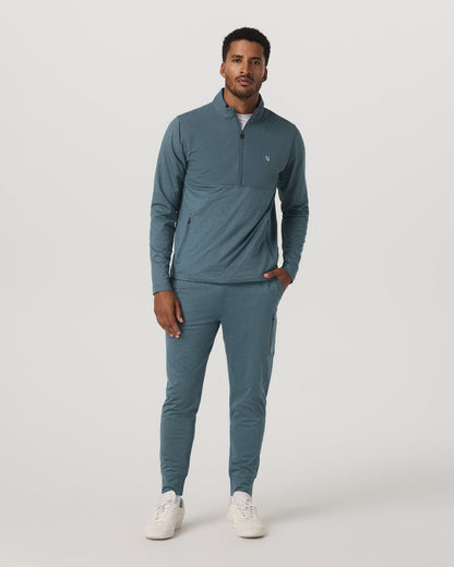 Sunday Performance Jogger 28" Blue Sea Heather Joggers | Vuori Online