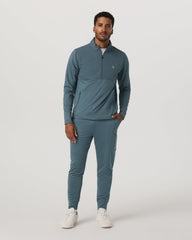 Sunday Performance Jogger 28" Blue Sea Heather Joggers | Vuori Online