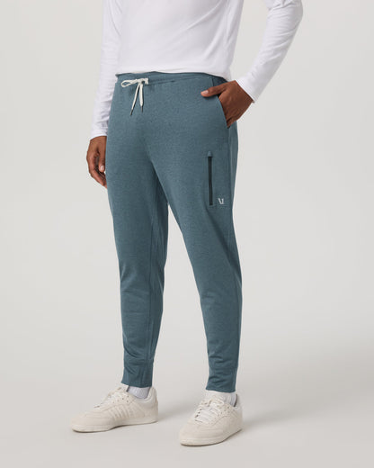 Sunday Performance Jogger 28" Blue Sea Heather Joggers | Vuori Online