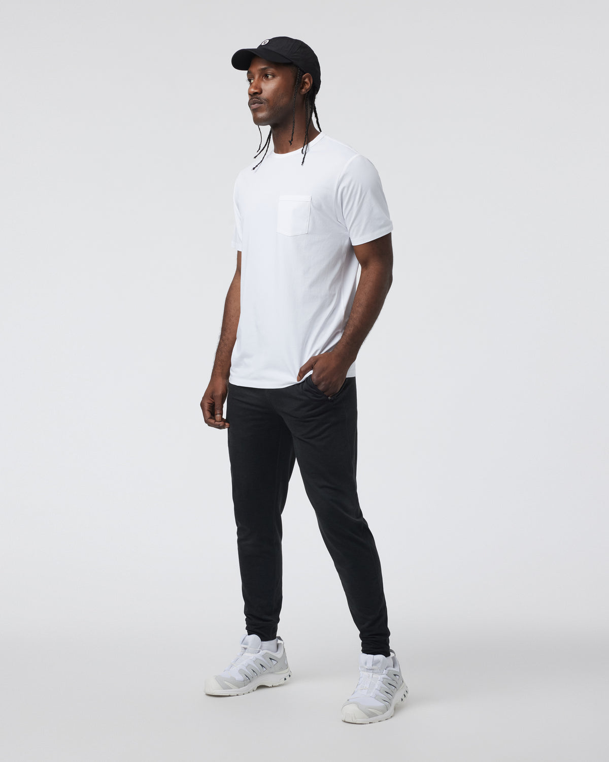 Ponto Performance Jogger Athletic Slim Fit 30" Black Heather | Vuori Outlet