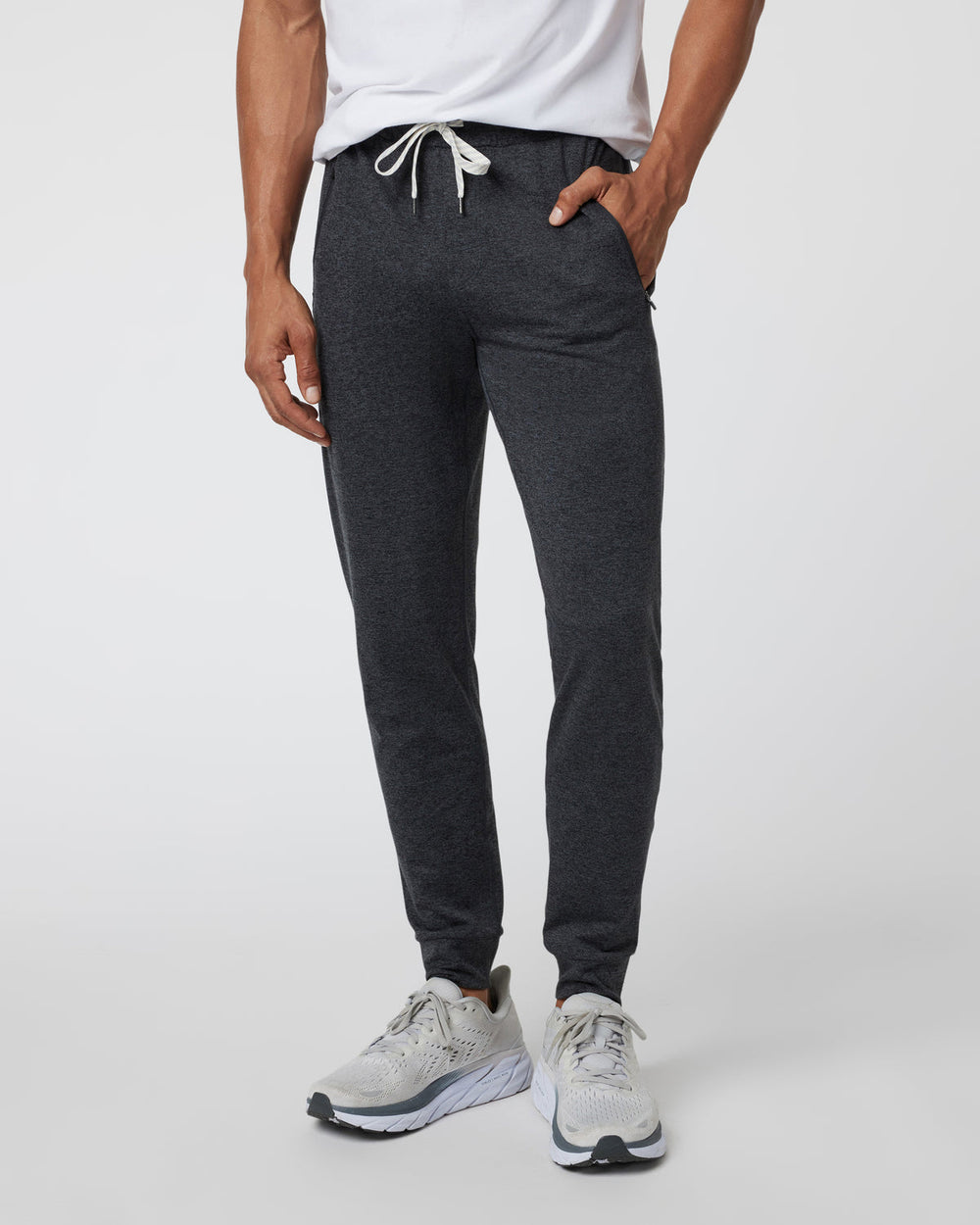 Ponto Performance Jogger Athletic Slim Fit 30" Charcoal Heather | Vuori US