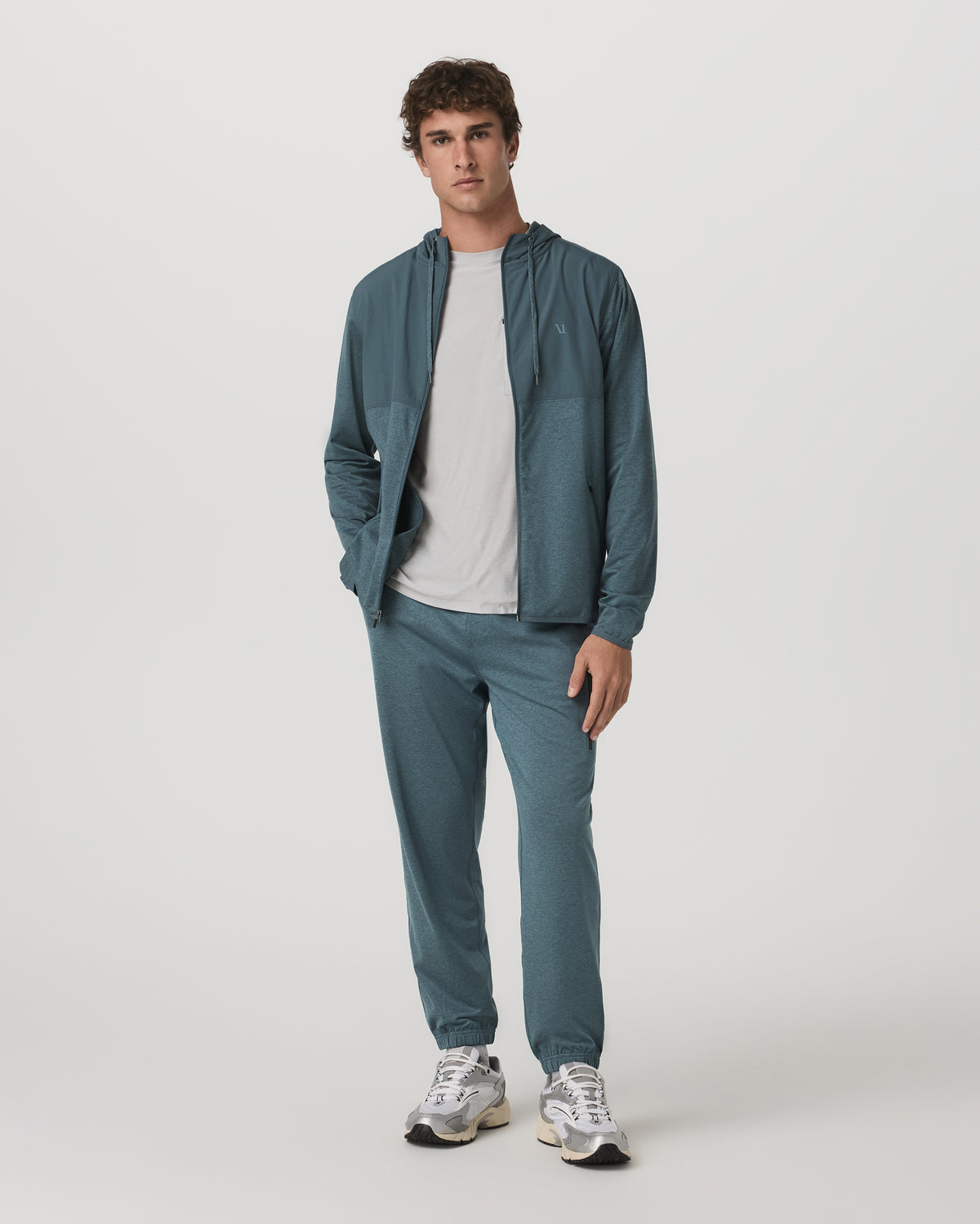 Men's Sunday Performance Sweatpant Blue Sea Heather | Vuori For sale