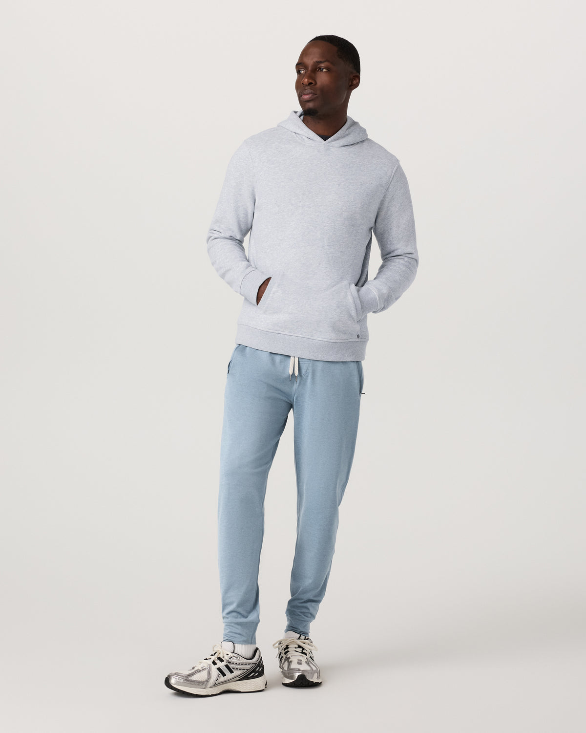 Ponto Performance Jogger 30" Men's Flint Heather Jogger | Vuori