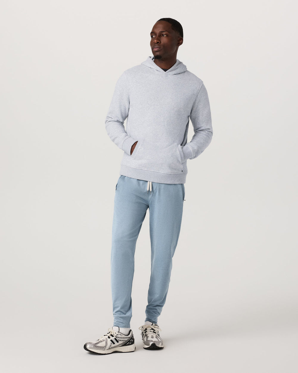 Ponto Performance Jogger 30" Men's Flint Heather Jogger | Vuori