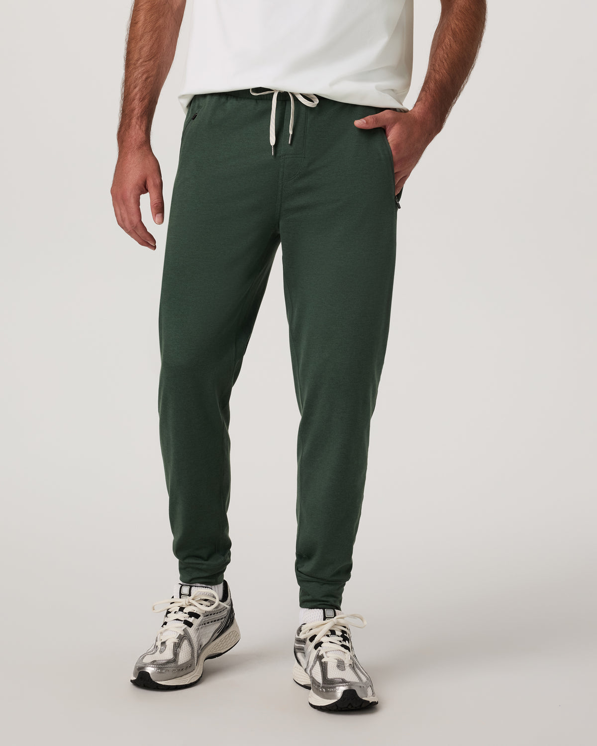 Men's Ponto Performance Jogger 30" Spruce Heather | Vuori Discount