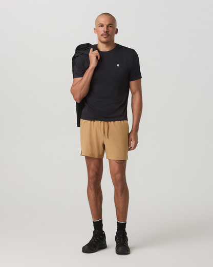 HardKore Short Lined 5" Men's Burlap Performance Shorts | Vuori US