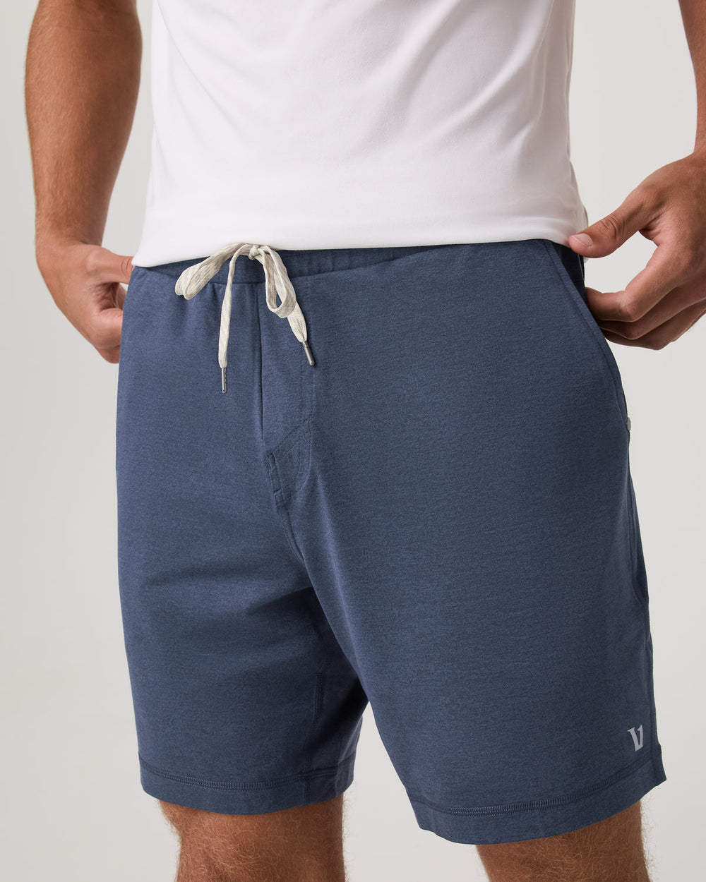 Ponto Performance Short 7" Men's Azure Heather Shorts | Vuori Sale