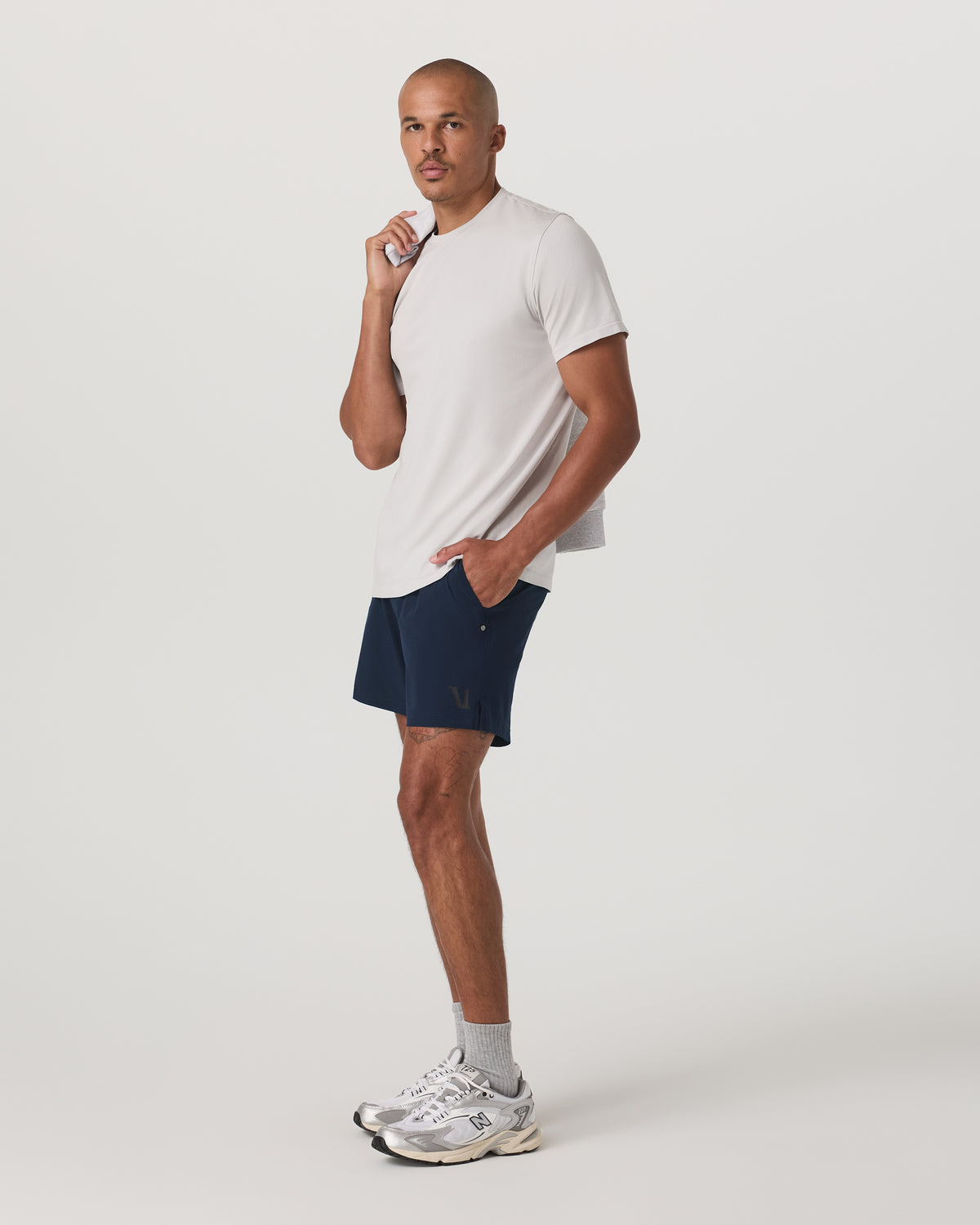 HardKore Short Lined 5" Men's Ink Performance Shorts | Vuori On sale
