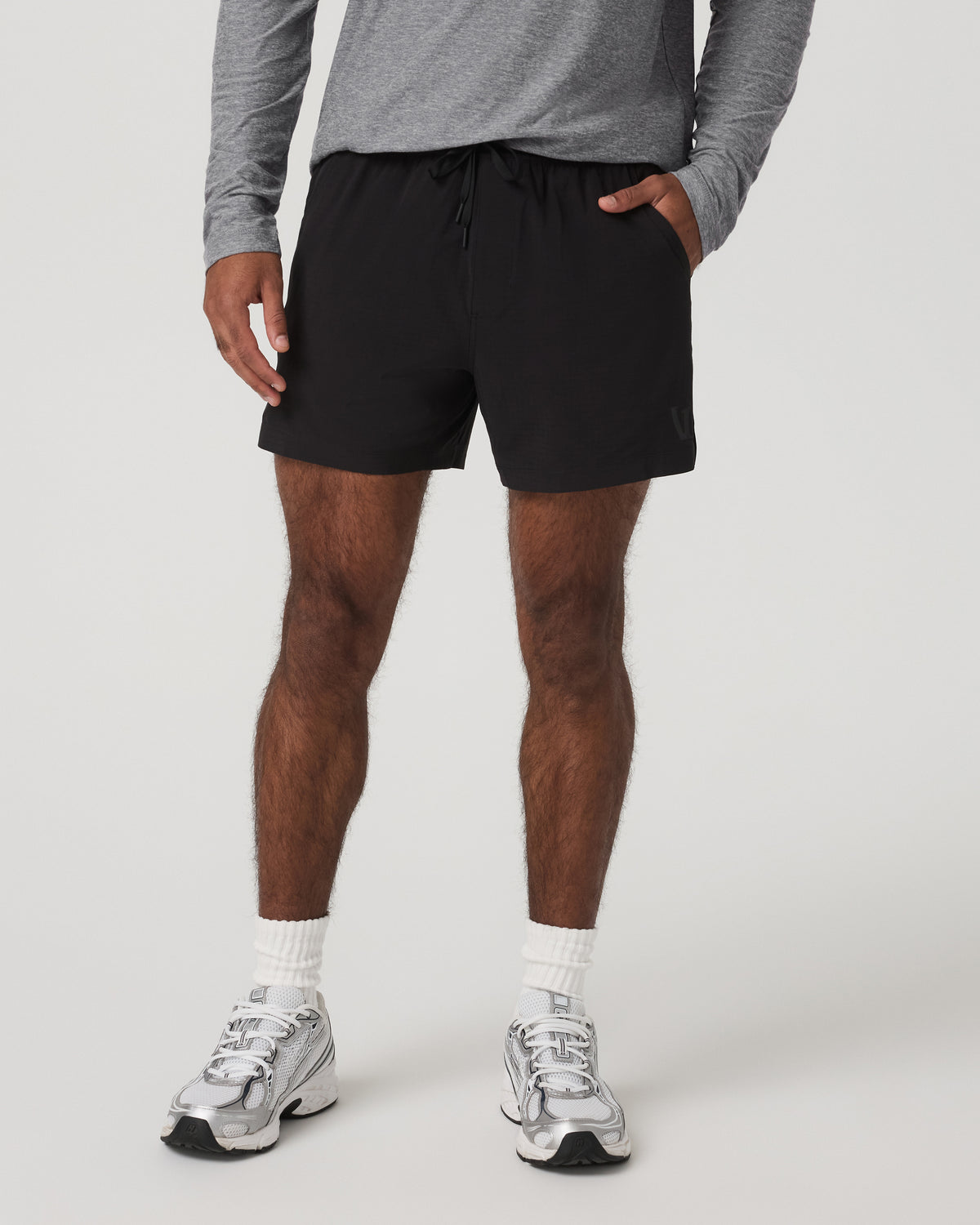 HardKore Short Lined 5" Men's Black Performance Shorts | Vuori Online