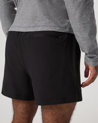 HardKore Short Lined 5" Men's Black Performance Shorts | Vuori Online