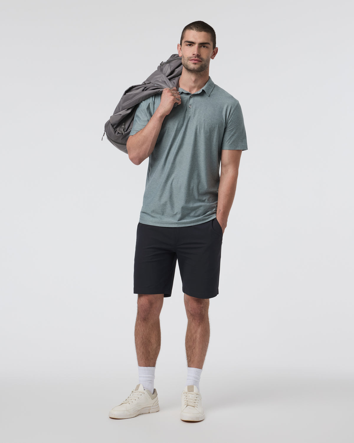Meta Short 8" Black Chino Shorts | Vuori Discount