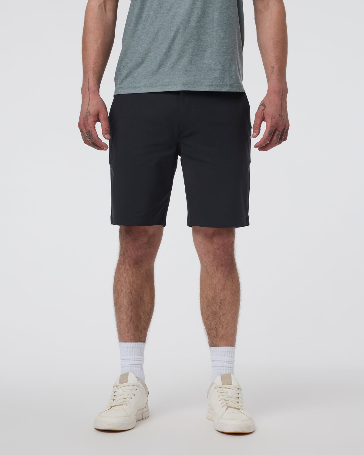 Meta Short 8" Black Chino Shorts | Vuori Discount