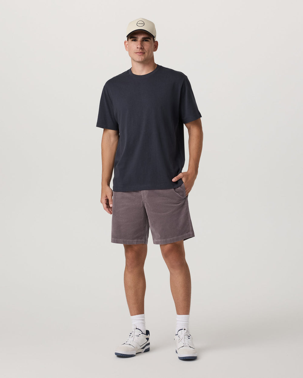 Optimist Elastic Waist Short 8" Men's Huckleberry Shorts | Vuori Sale