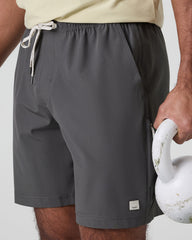 Banks Session Short 7" Dark Pewter | Vuori On sale