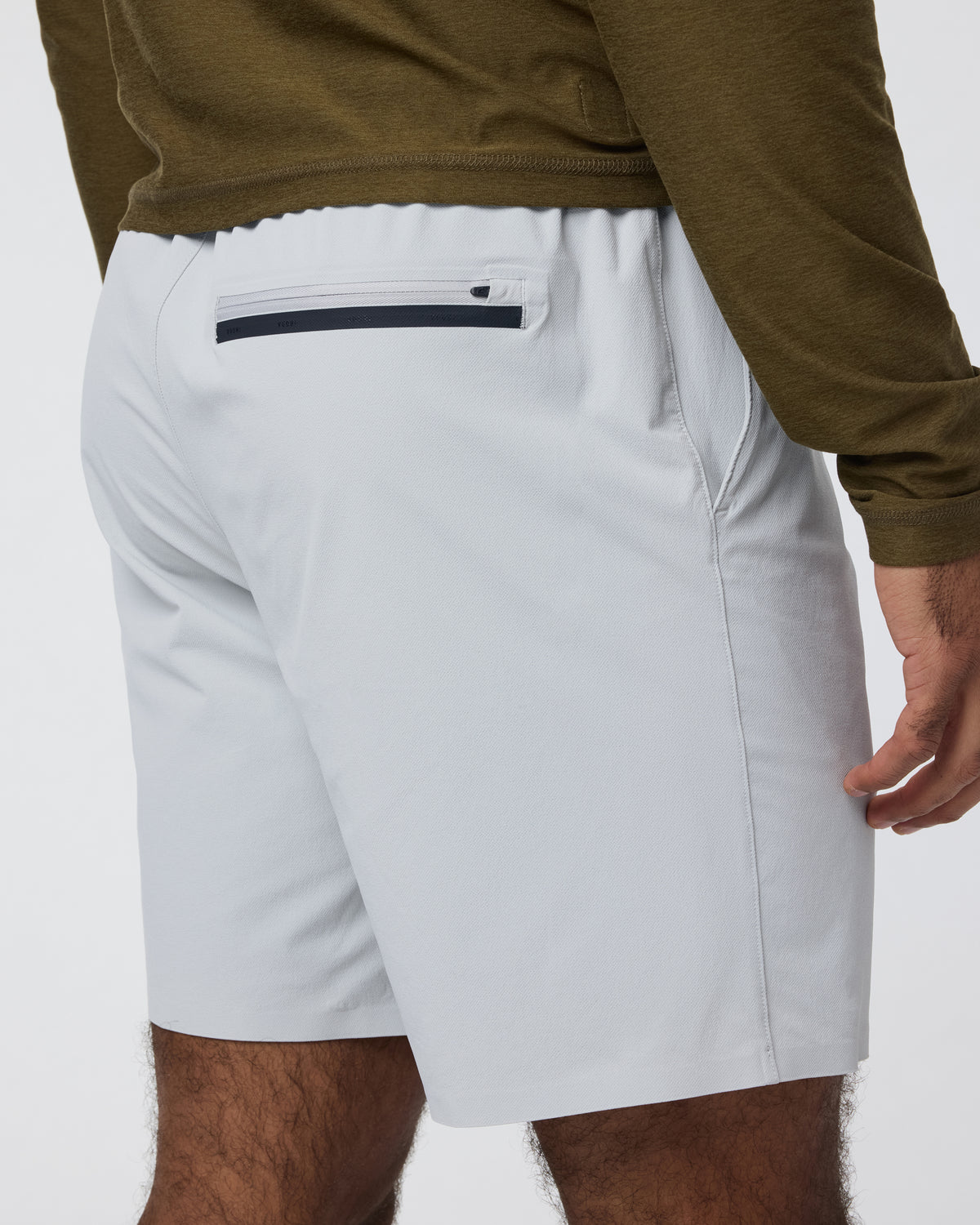 Grafton Short Unlined Classic Fit 7" Sky Grey | Vuori For sale