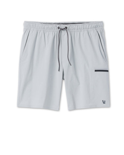 Grafton Short Unlined Classic Fit 7" Sky Grey | Vuori For sale