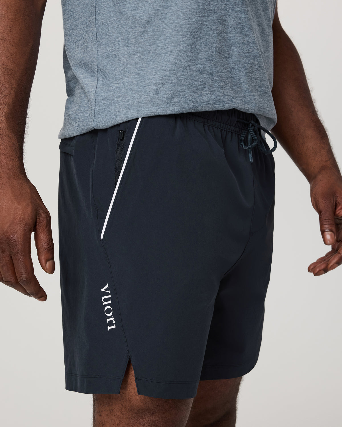 Crosscourt Short Unlined 7" Men's Navy Tennis Shorts | Vuori Online