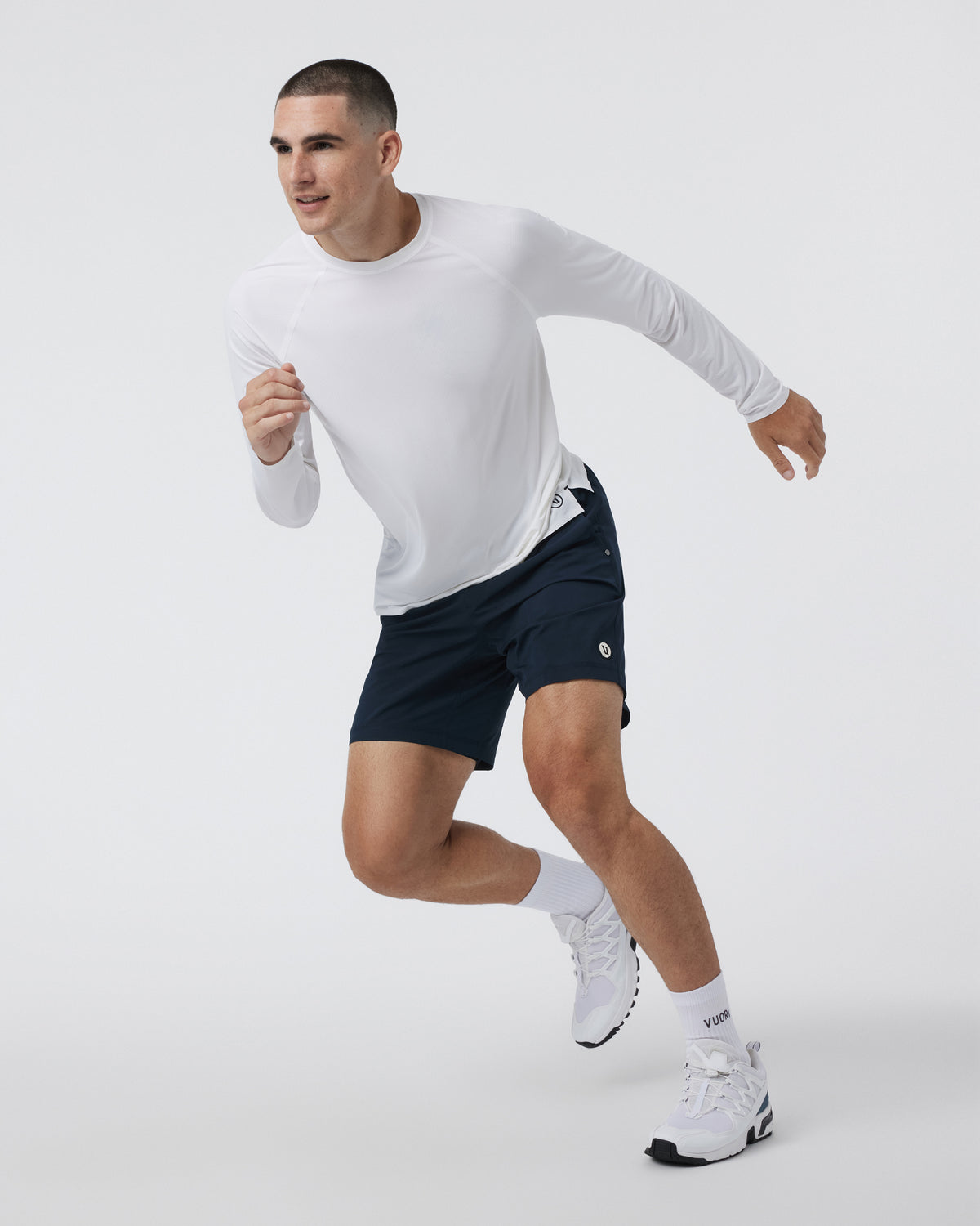Kore Short Lined 7" Men's Ink Athletic Shorts | Vuori Clothing