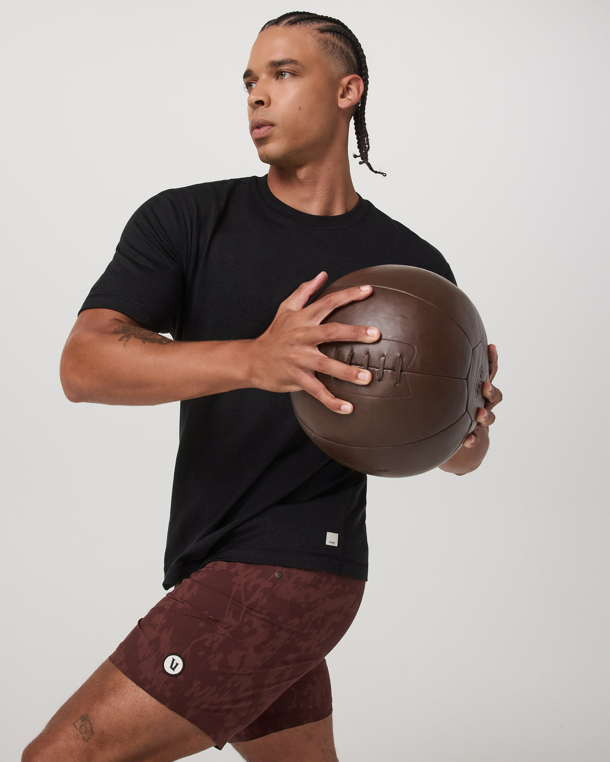 Kore Short Lined 7" Men's Dark Burnt Sienna Earth Shorts | Vuori